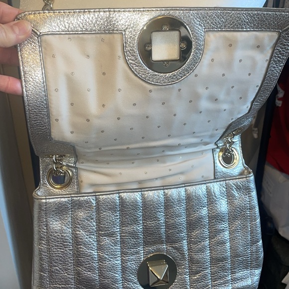 Quilted Metallic Champagne Kate Spade Purse - Picture 8 of 15